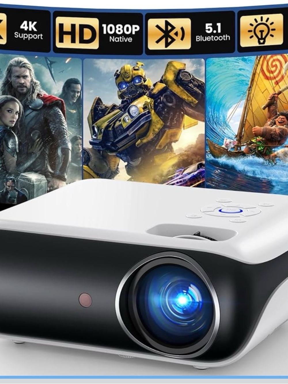 Portable LED Projector - Picture 5 of 8